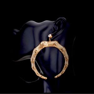 Horn Bamboo Earrings